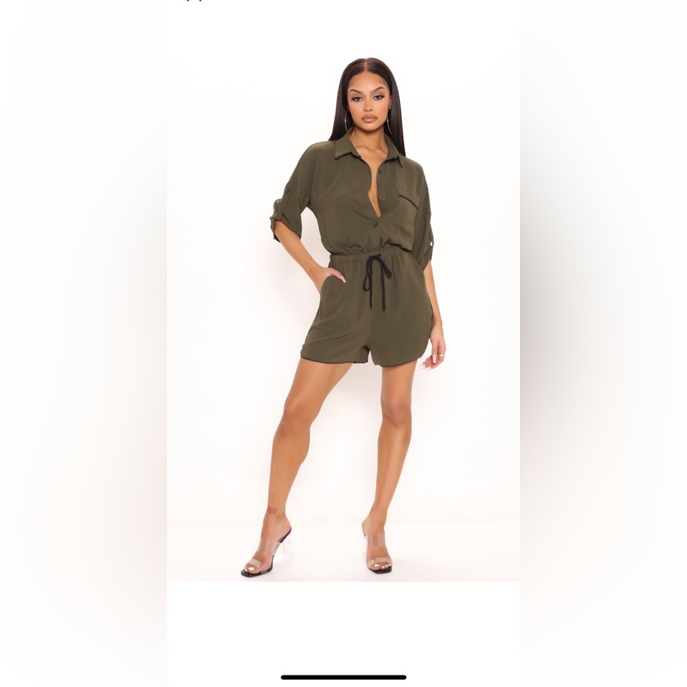 Olive Romper